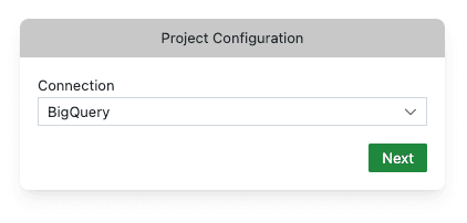 BigQuery configuration